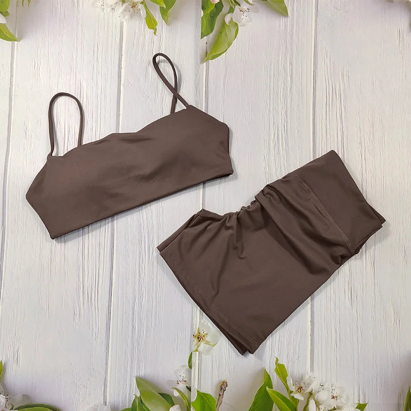 Butt Lifting Sports Set Shorts Gym Exercise Clothes Women'S Yoga Suit for Fitness Short and Underwear Training Workout Tracksuit