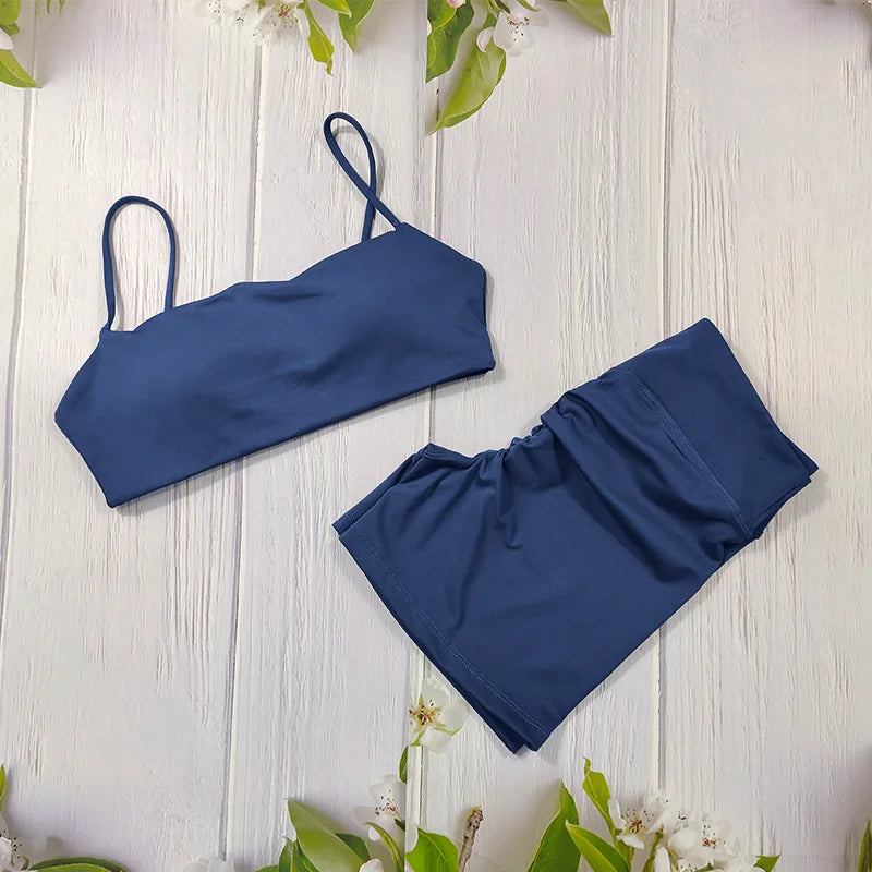 Butt Lifting Sports Set Shorts Gym Exercise Clothes Women'S Yoga Suit for Fitness Short and Underwear Training Workout Tracksuit