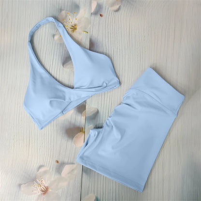 Butt Lifting Sports Set Shorts Gym Exercise Clothes Women'S Yoga Suit for Fitness Short and Underwear Training Workout Tracksuit